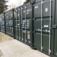 Shipping container at Revesby Estate