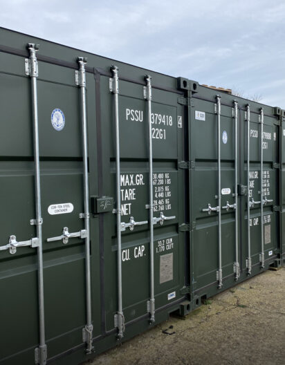 Shipping container hire at Revesby Estate